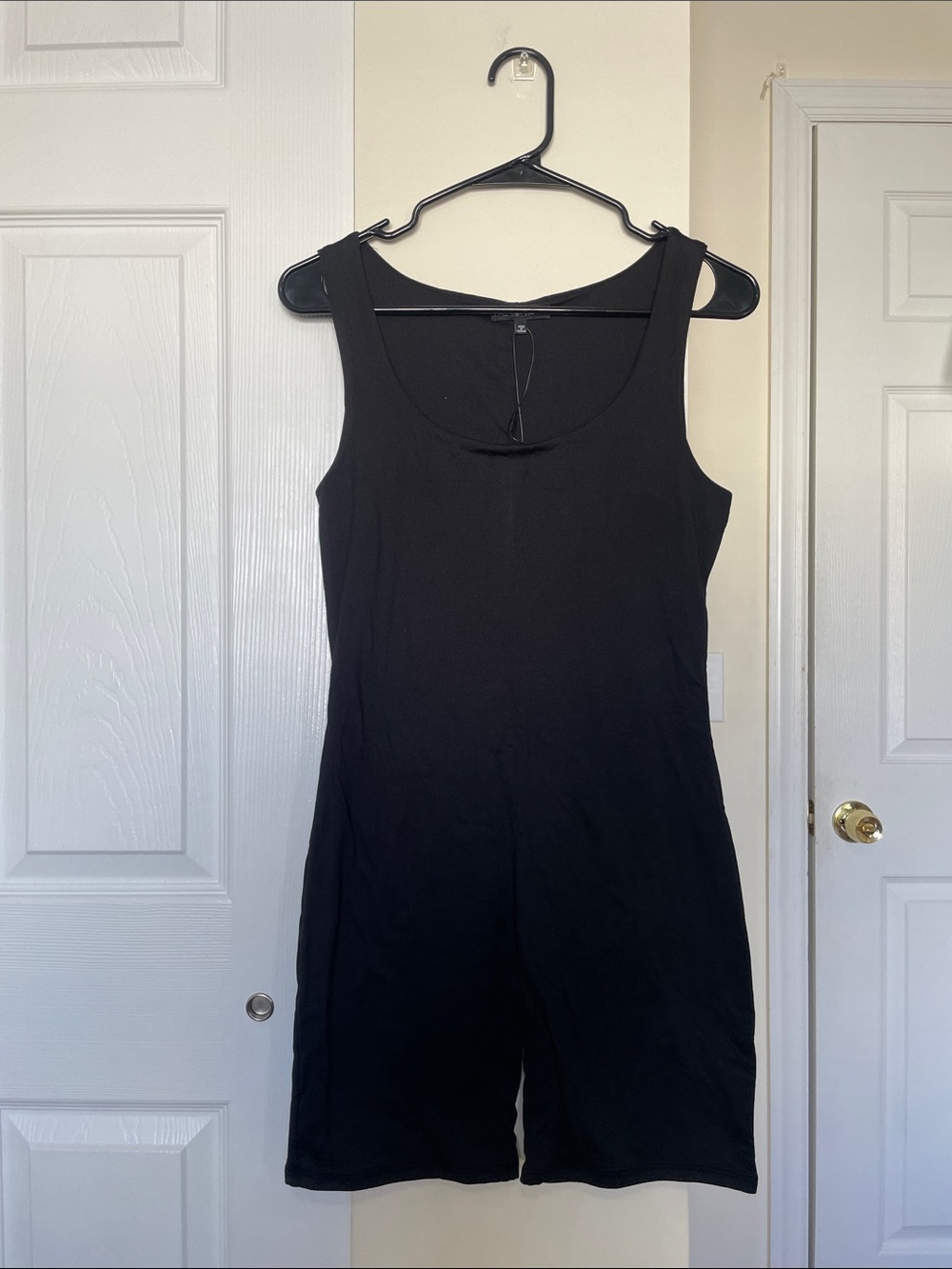 Fashion Nova Black Sleeveless Romper Jumpsuit